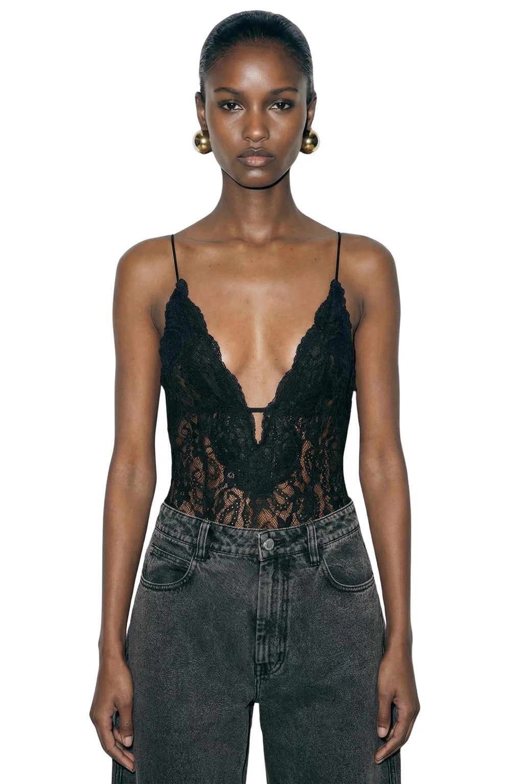 Terry Bodysuit - Black