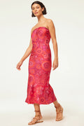 Thara Dress - Flora Corsica Fuchsia