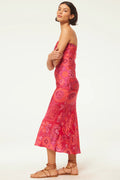 Thara Dress - Flora Corsica Fuchsia