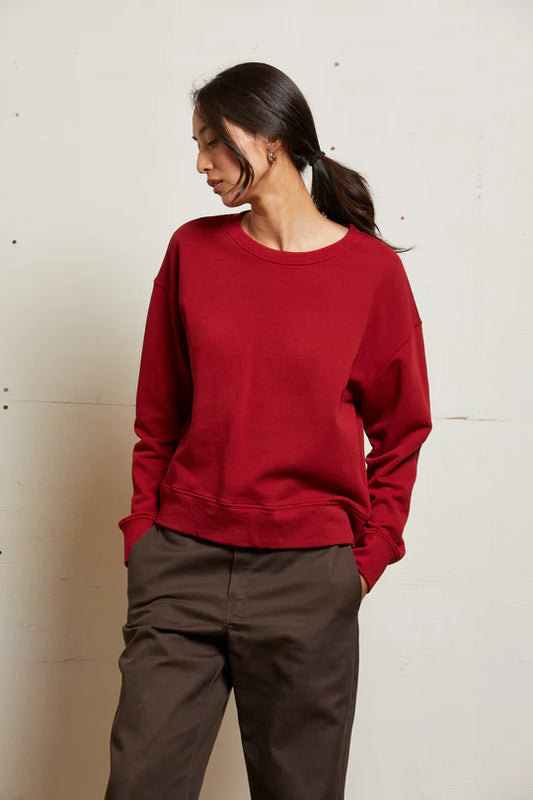 Tyler French Terry Pullover Sweatshirt - Maple