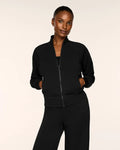 AirEssentials® Pintuck Track Jacket - Very Black