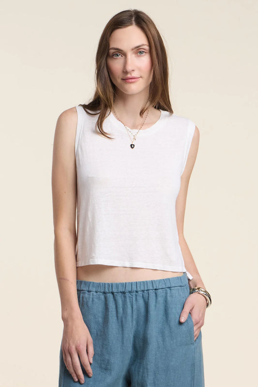 Trinity Tank Top - White
