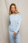 Tyler French Terry Pullover Sweatshirt - Sky Blue