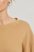 Tyler French Terry Pullover Sweatshirt - Suede