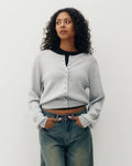 Pullover Two-Way Cardigan - Heather Grey