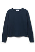 Tyler French Terry Pullover Sweatshirt - Navy