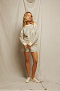 Tyler Sweatshirt - Navy Stripe