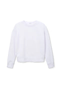 Tyler French Terry Pullover Sweatshirt - White