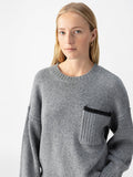 Uptown Girl Sweater - Heather Ash