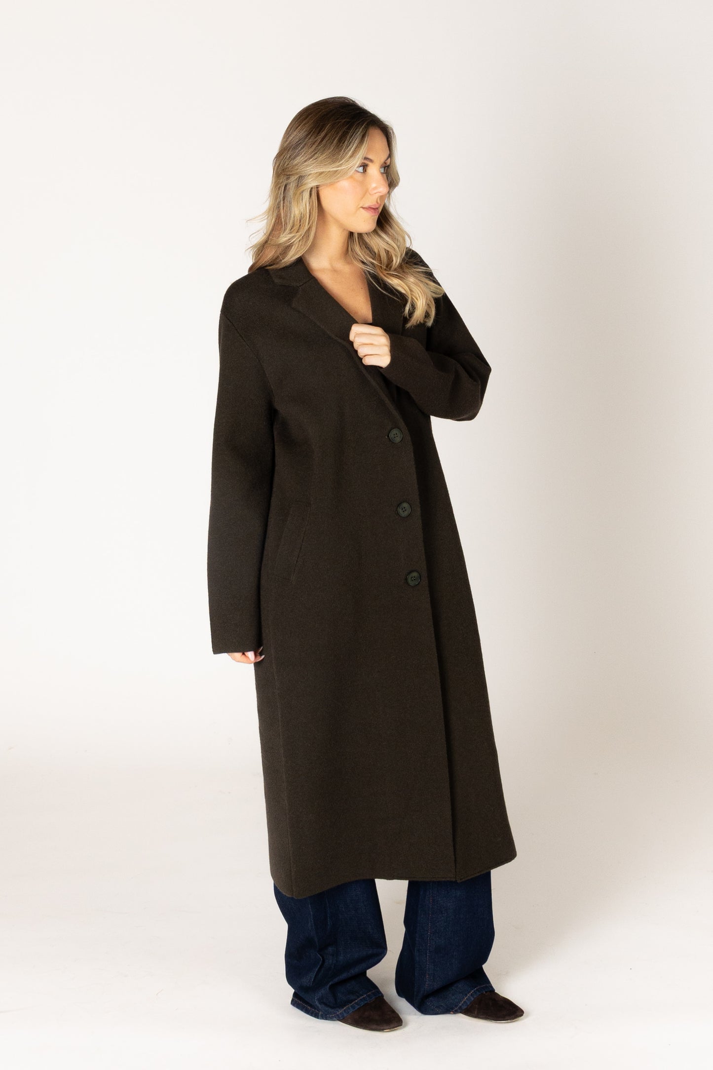 Vicki Essentials Coat - Olive