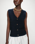 Vincennes Sleeveless Vest - Marine
