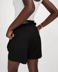 Vite Pleated Straight Shorts - Noir