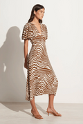 Vittoria Midi Dress - Sol Print