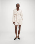 Vogue Short Trench Coat - Sand