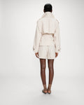 Vogue Short Trench Coat - Sand