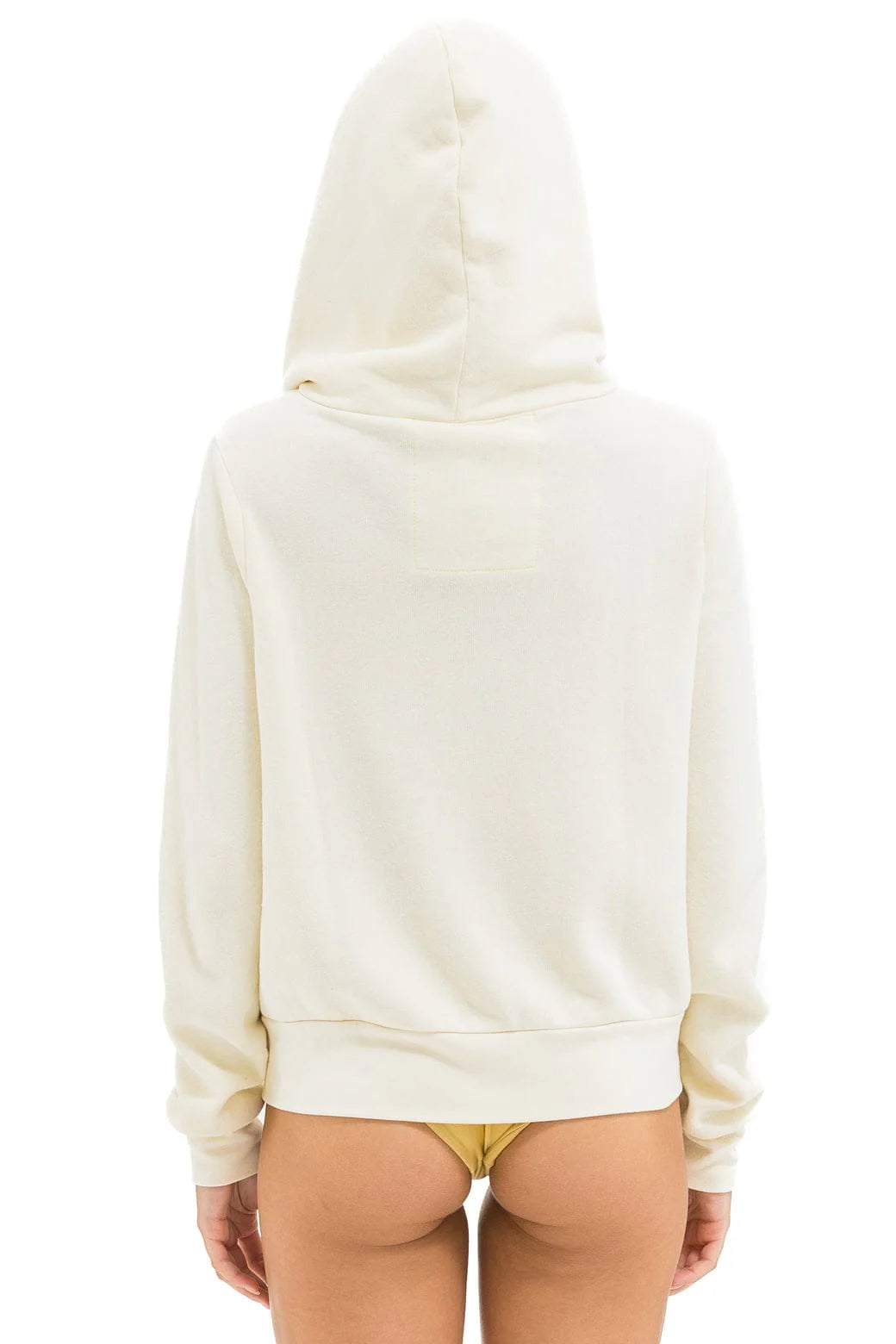 5 Stripe Hoodie - Vintage White / White Grey