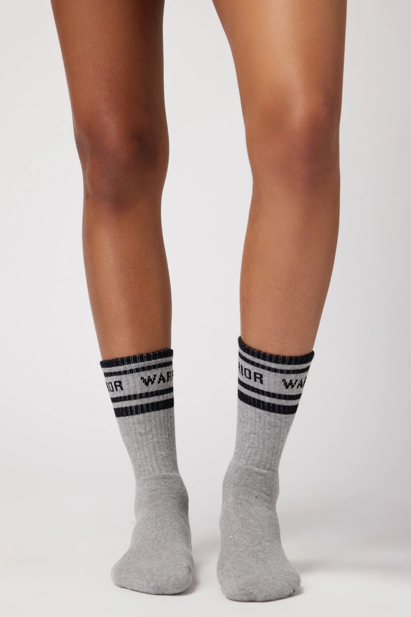 Warrior Crew Sock - Heather Grey