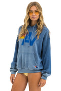 Vintage Logo Relaxed Pullover Hoodie - Faded Water