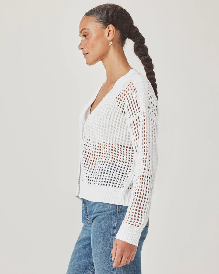 Camellia Cardigan - White