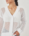 Camellia Cardigan - White