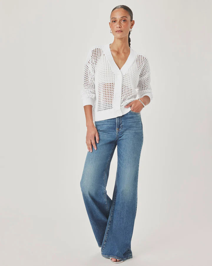 Camellia Cardigan - White