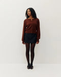 Pullover Two-Way Cardigan - Winter Fig