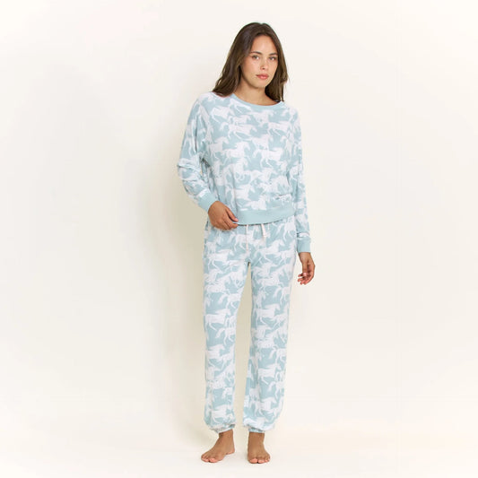 Star Seeker Long Set - Whisper Mint Horses