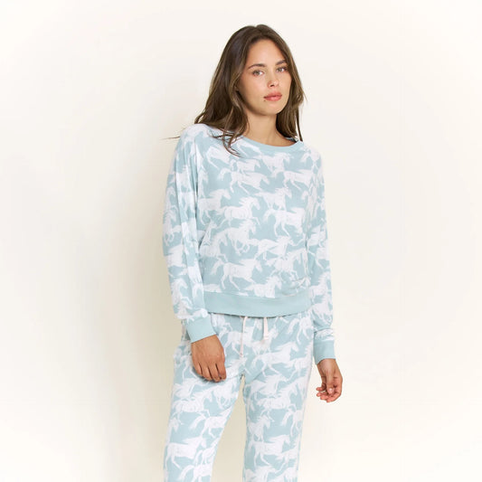 Star Seeker Long Set - Whisper Mint Horses