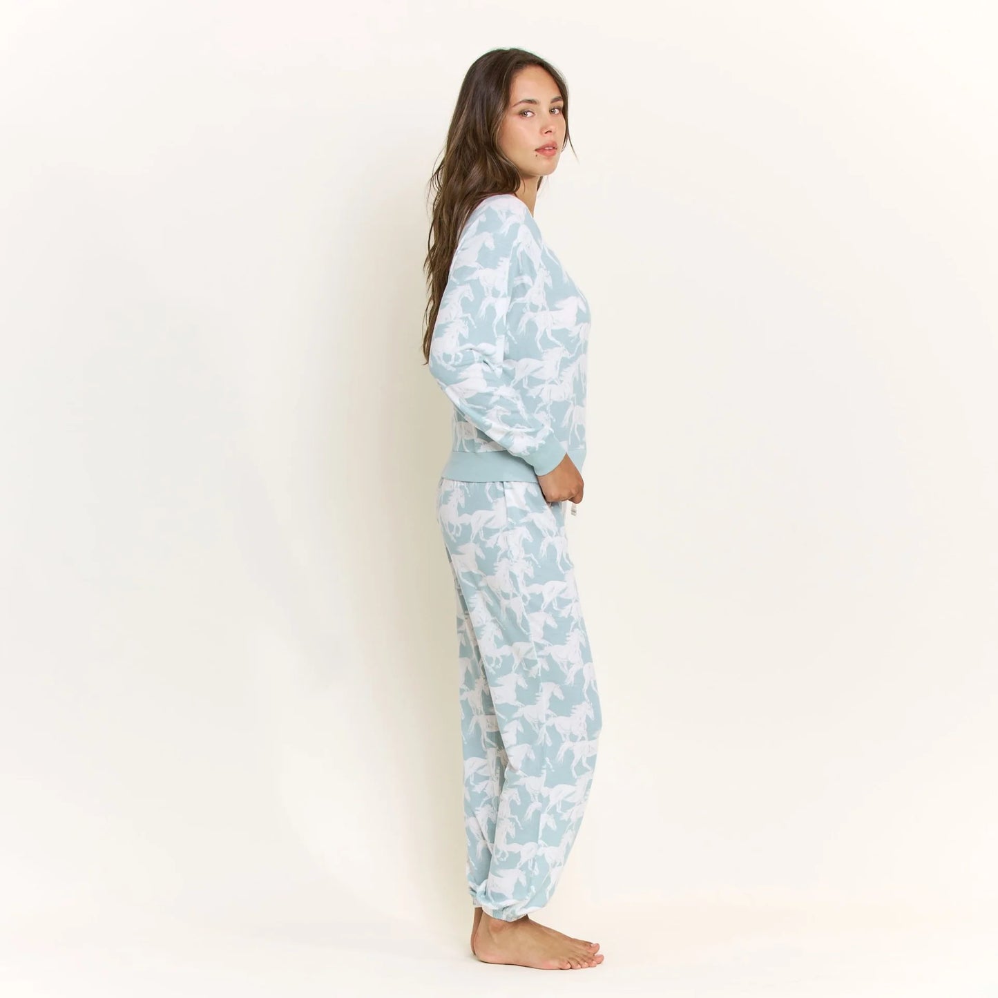 Star Seeker Long Set - Whisper Mint Horses