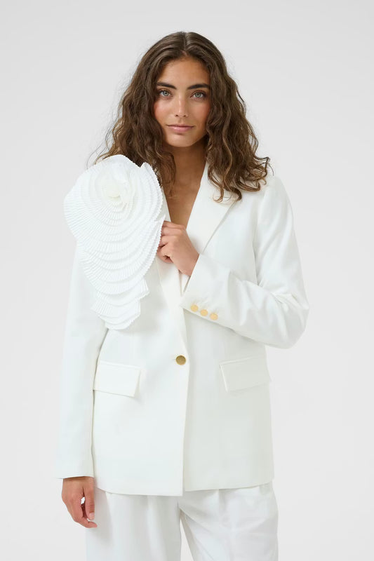 Yala Blazer - Spring Gardenia / White