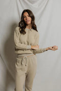 Ziggy Reverse Fleece Crew Neck Sweatshirt - Driftwood