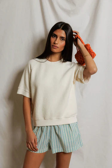 Ziggy Short Sleeve - Bright Ivory