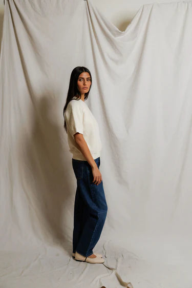 Ziggy Short Sleeve - Bright Ivory