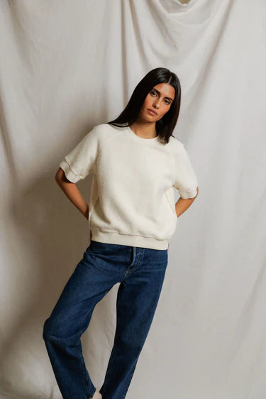 Ziggy Short Sleeve - Bright Ivory