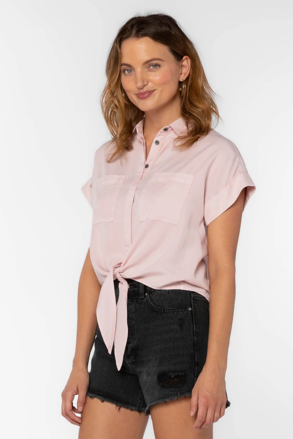 Zuria Shirt - Pale Pink