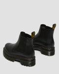 Audrick Nappa Leather Platform Chelsea Boots - Black